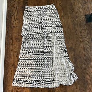 Tribal maxi skirt